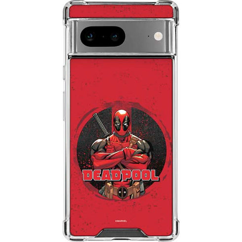 Marvel Deadpool Wade Wilson Google Pixel 8 Clear Case